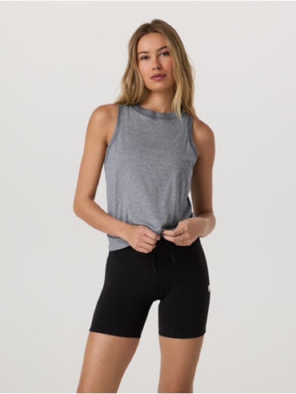 Vuori Women’s Gray Heather Muscle Tank